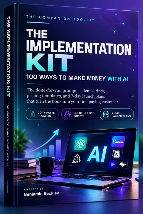 The Implementation Kit — 100 Ways to Make Money With AI